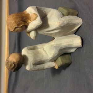 Willow Tree: two friends in conversation